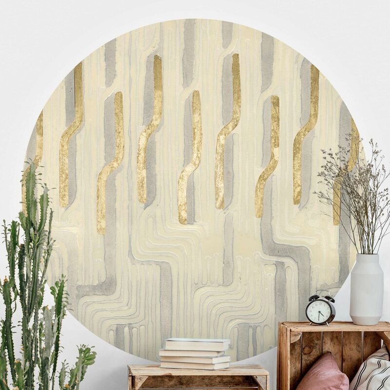 

Papel pintado redondo autoadhesivo - Chenille III Dimensión LxA: 175cm x 175cm