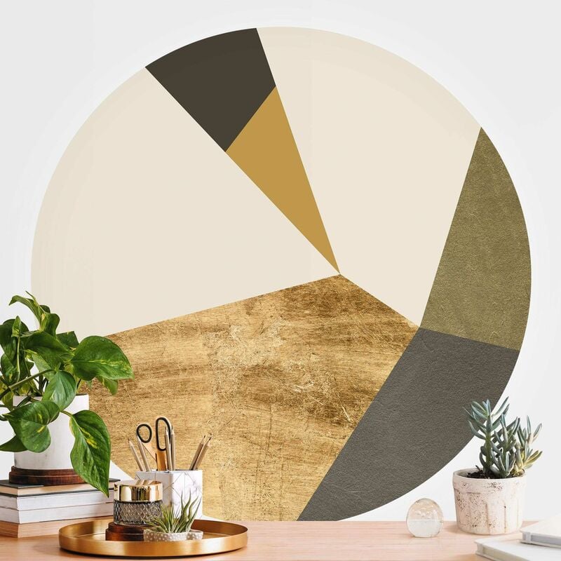 

Papel pintado redondo autoadhesivo - Clovis Dimensión LxA: 122cm x 122cm