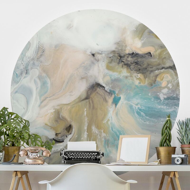 

Papel pintado redondo autoadhesivo - Tide With Flotsam II Dimensión LxA: 200cm x 200cm