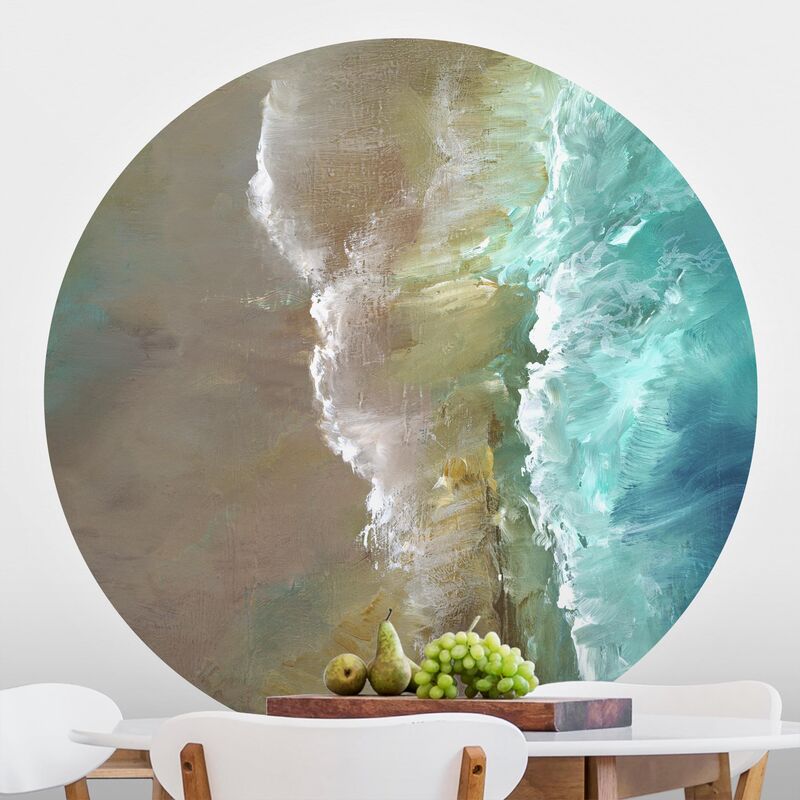 

Papel pintado redondo autoadhesivo - Air Coast Dimensión LxA: 150cm x 150cm