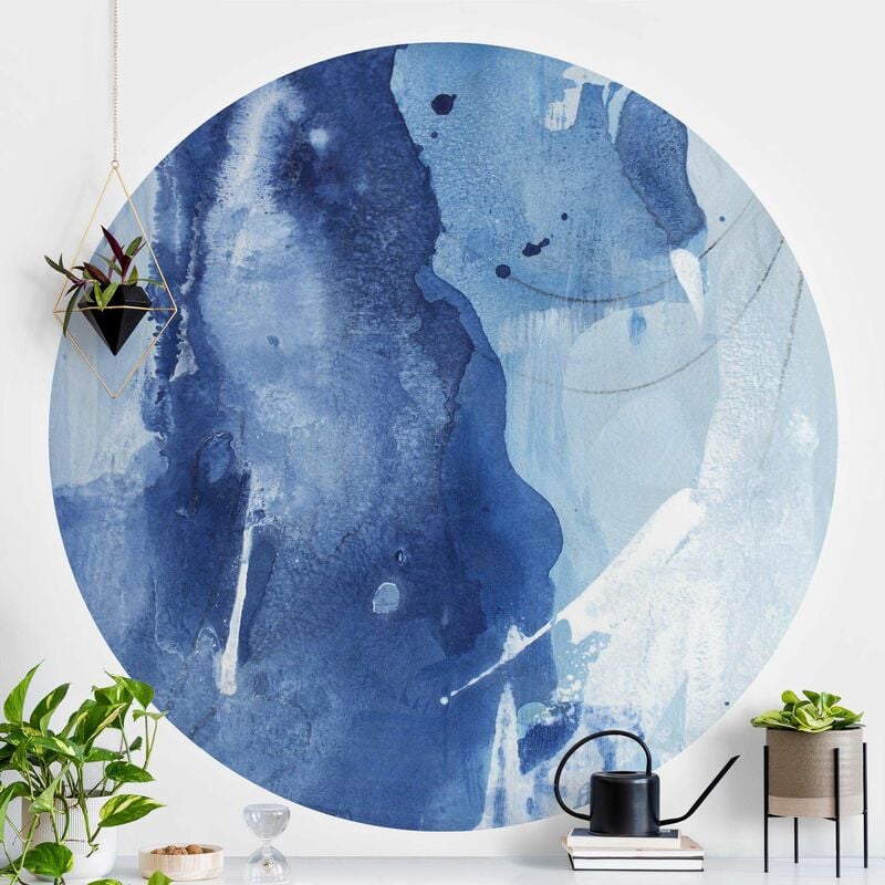 

Papel pintado redondo autoadhesivo - North Coast I Dimensión LxA: 225cm x 225cm