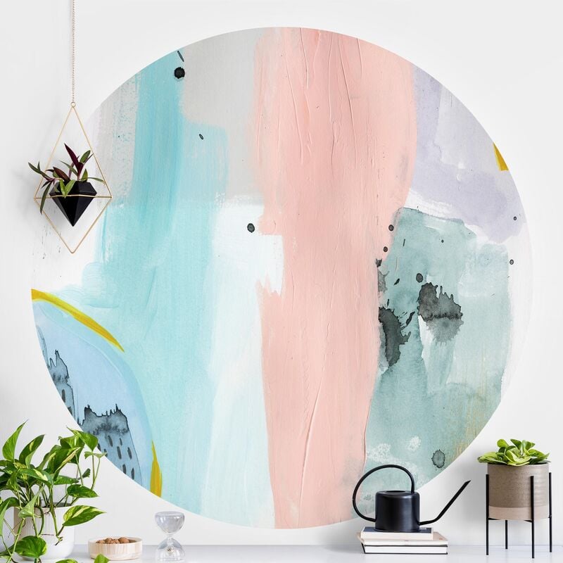 

Papel pintado redondo autoadhesivo - Blurred Dawn III Dimensión LxA: 50cm x 50cm