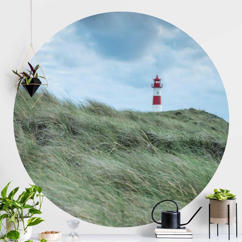 

Bilderwelten - Papel pintado redondo autoadhesivo - Stormy Times At The Lighthouse Dimensión LxA: 200cm x 200cm