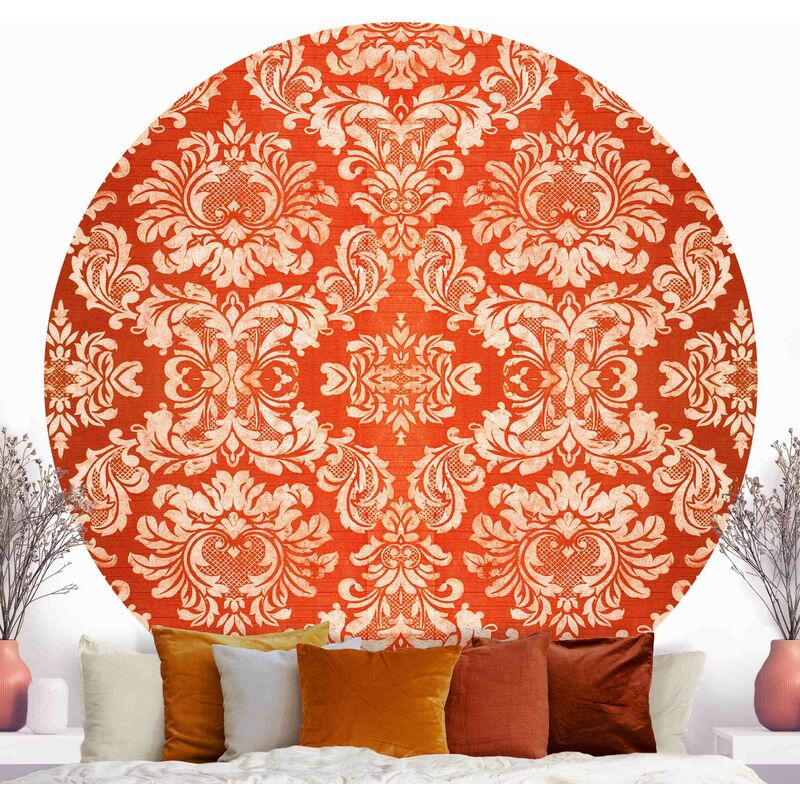 

Papel pintado redondo autoadhesivo - Baroque Wallpaper Dimensión LxA: 244cm x 244cm