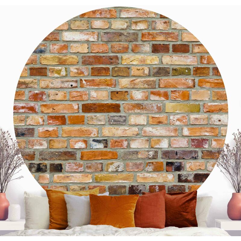

Papel pintado redondo autoadhesivo - Crete Stonewall Dimensión LxA: 225cm x 225cm