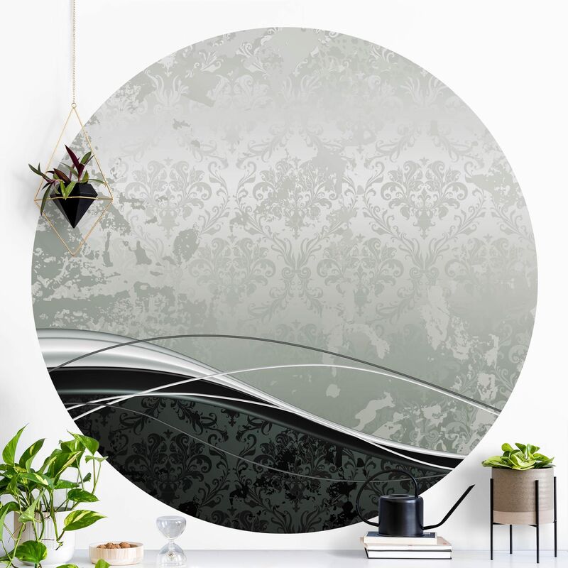 

Papel pintado redondo autoadhesivo - Tanzania Sunset Dimensión LxA: 225cm x 225cm
