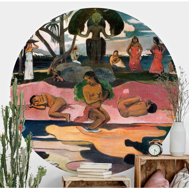 

Papel pintado redondo autoadhesivo - Paul Gauguin - Day of the God Dimensión LxA: 75cm x 75cm