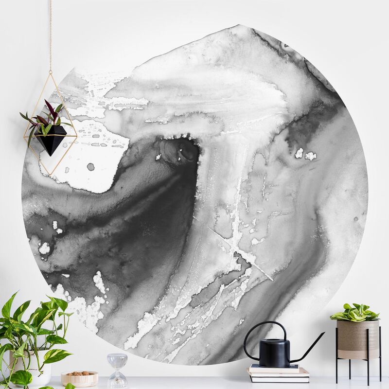 

Papel pintado redondo autoadhesivo - Haze And Water I Dimensión LxA: 175cm x 175cm