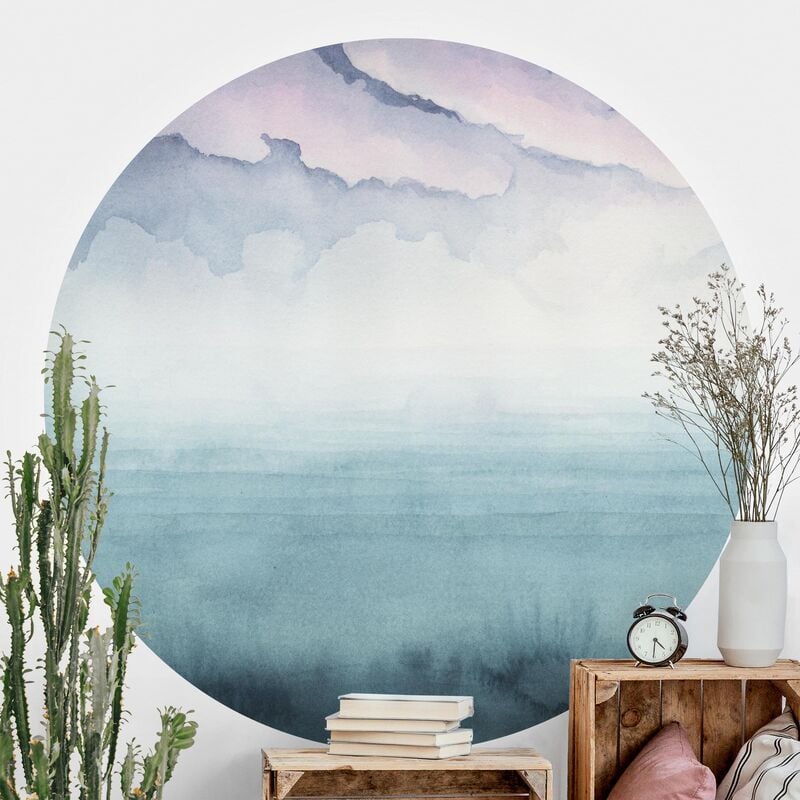 

Papel pintado redondo autoadhesivo - Dusk On The Bay I Dimensión LxA: 100cm x 100cm