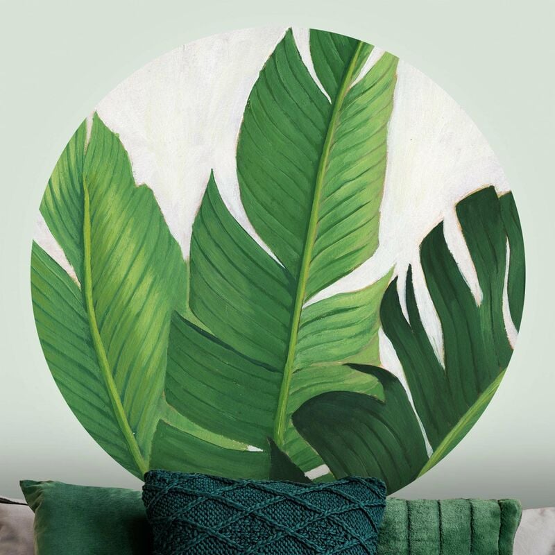 

Papel pintado redondo autoadhesivo - Favorite Plants - Banana Dimensión LxA: 225cm x 225cm