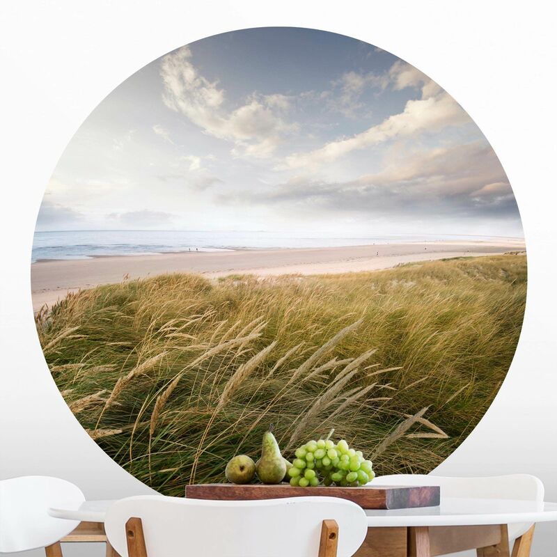

Papel pintado redondo autoadhesivo - Dunes Dream Dimensión LxA: 75cm x 75cm