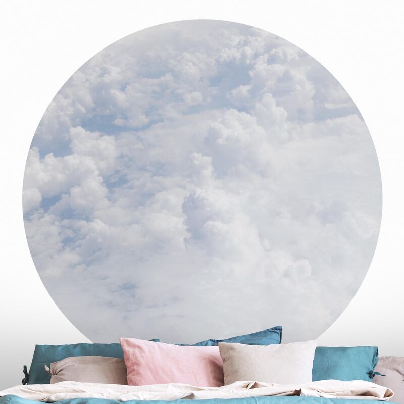 

Papel pintado redondo autoadhesivo - On Cloud Nine Dimensión LxA: 75cm x 75cm