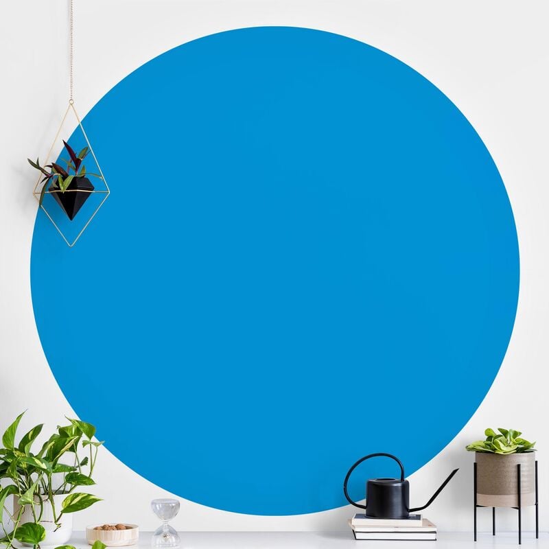 

Papel pintado redondo autoadhesivo - Gentian Dimensión LxA: 225cm x 225cm