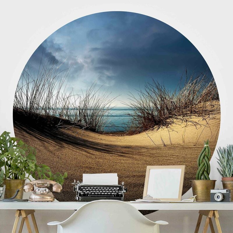 

Papel pintado redondo autoadhesivo - Sand Dune Dimensión LxA: 100cm x 100cm