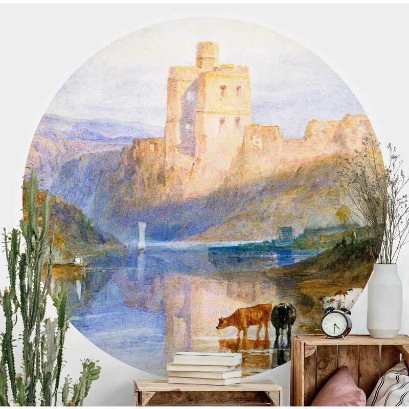 

Papel pintado redondo autoadhesivo - William Turner - Norham Castle Dimensión LxA: 150cm x 150cm