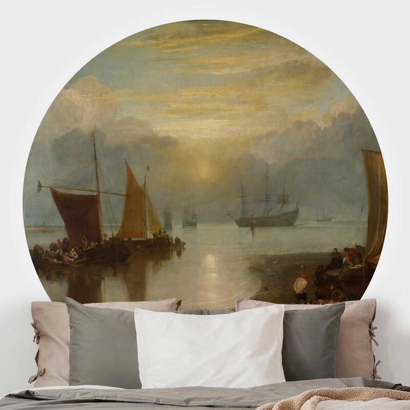 

Papel pintado redondo autoadhesivo - William Turner - Sunrise Dimensión LxA: 50cm x 50cm