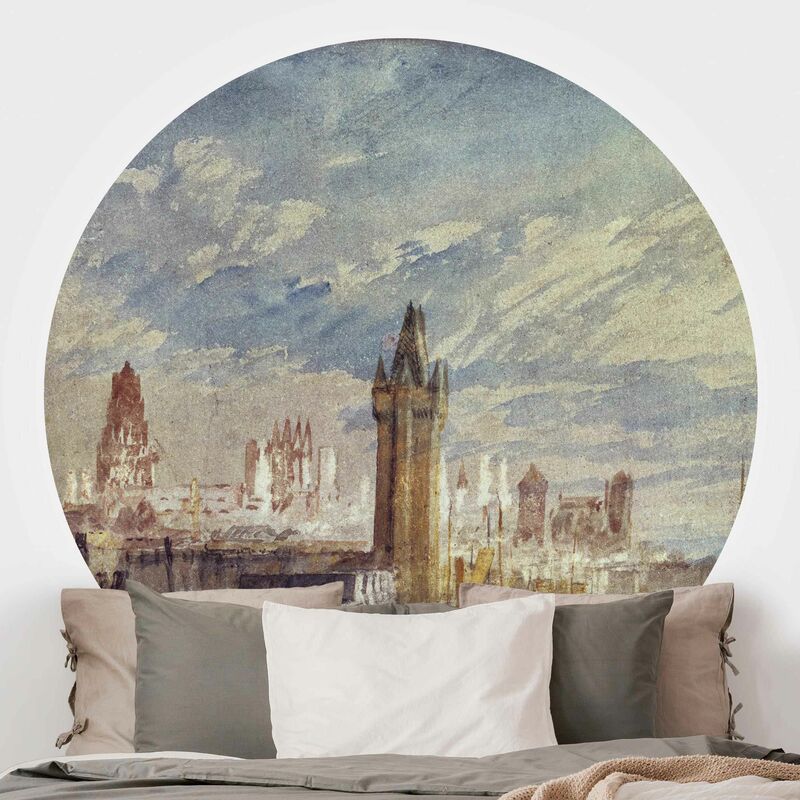 

Papel pintado redondo autoadhesivo - William Turner - Mainz Dimensión LxA: 175cm x 175cm