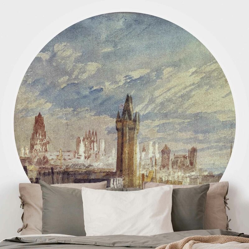 

Papel pintado redondo autoadhesivo - William Turner - Mainz Dimensión LxA: 225cm x 225cm