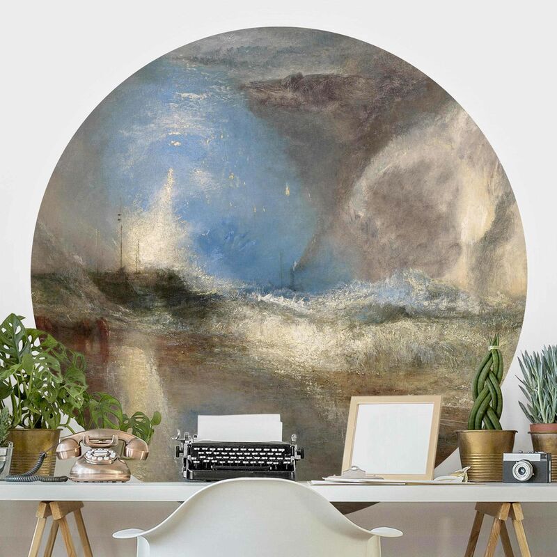 

Papel pintado redondo autoadhesivo - William Turner - Rockets Dimensión LxA: 122cm x 122cm