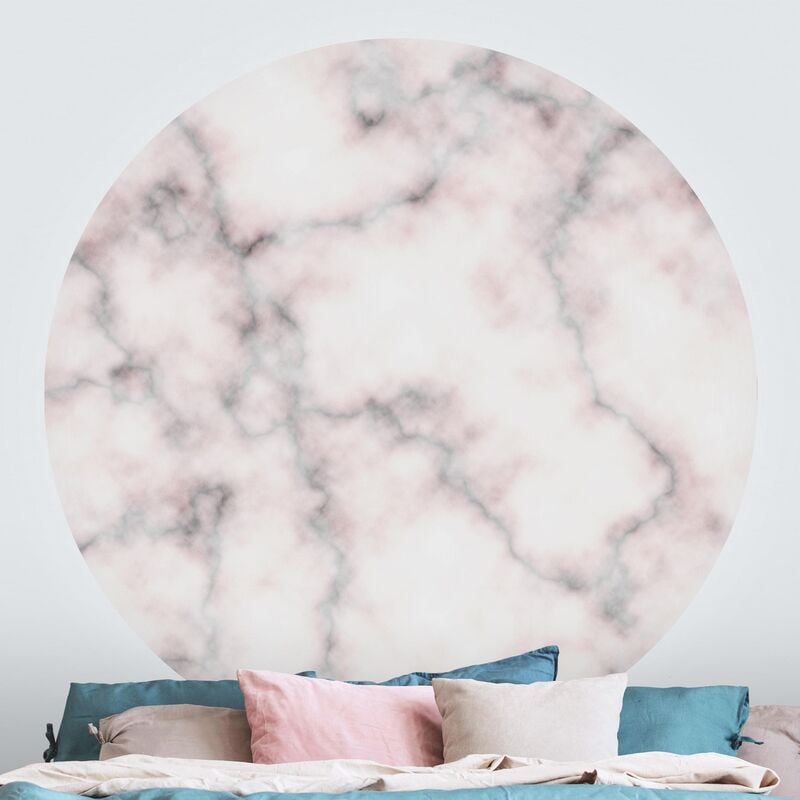 

Papel pintado redondo autoadhesivo - Delicate Marble Look Dimensión LxA: 100cm x 100cm