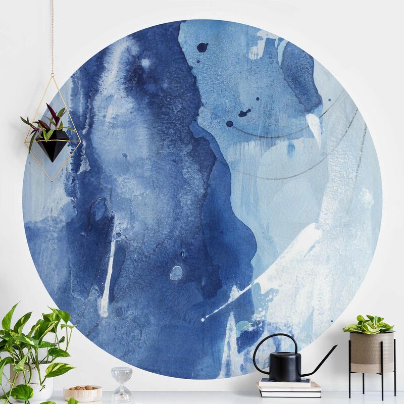 

Papel pintado redondo autoadhesivo - North Coast I Dimensión LxA: 150cm x 150cm