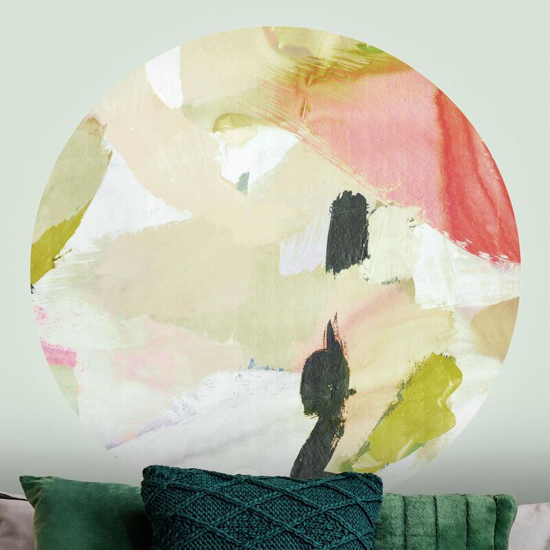 

Papel pintado redondo autoadhesivo - Chime In Fuchsia I Dimensión LxA: 75cm x 75cm