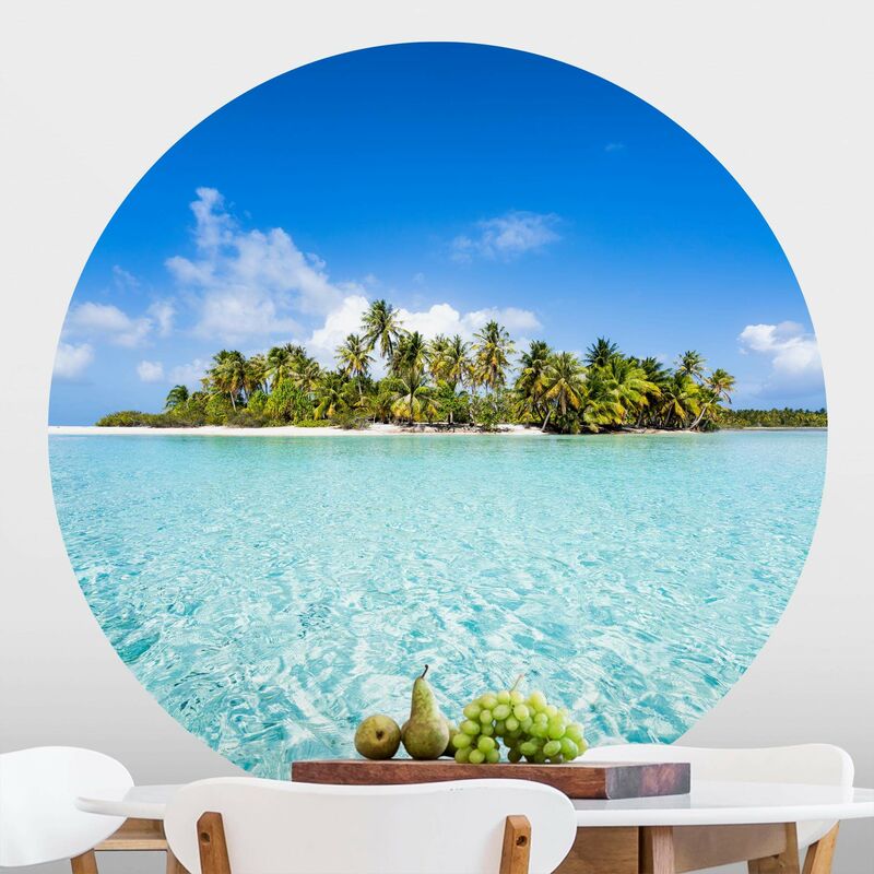 

Papel pintado redondo autoadhesivo - Crystal Clear Water Dimensión LxA: 225cm x 225cm