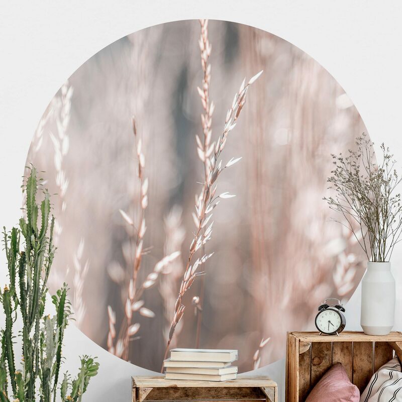 

Papel pintado redondo autoadhesivo - Wild Meadow Dimensión LxA: 122cm x 122cm
