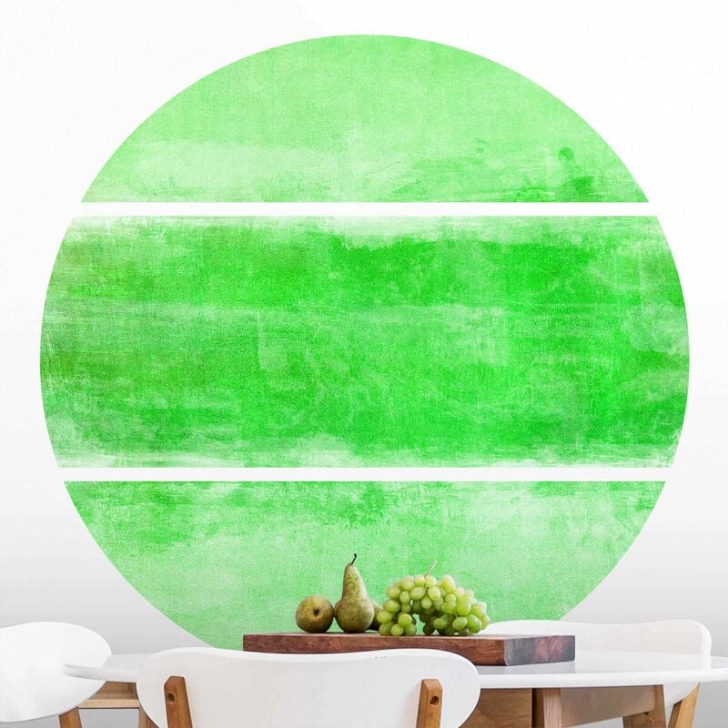 

Papel pintado redondo autoadhesivo - Color Harmony Green Dimensión LxA: 225cm x 225cm