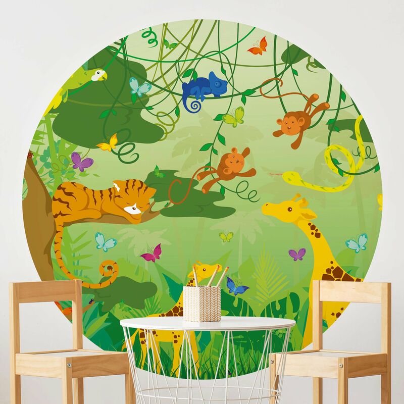 

Papel pintado redondo autoadhesivo - No.KA27 Food Is Love Dimensión LxA: 175cm x 175cm