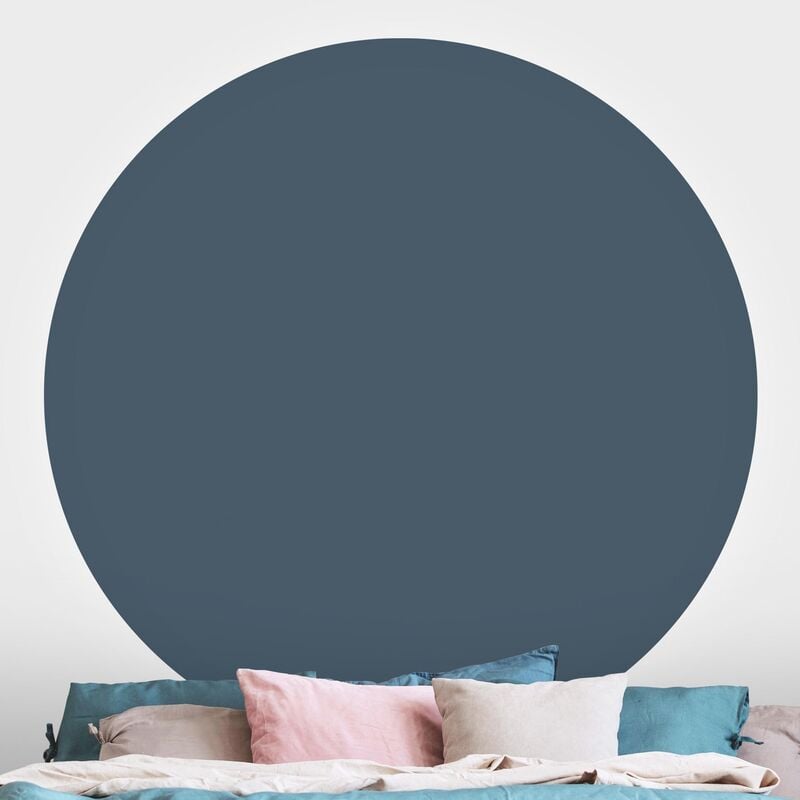 

Papel pintado redondo autoadhesivo - Slate Blue Dimensión LxA: 225cm x 225cm