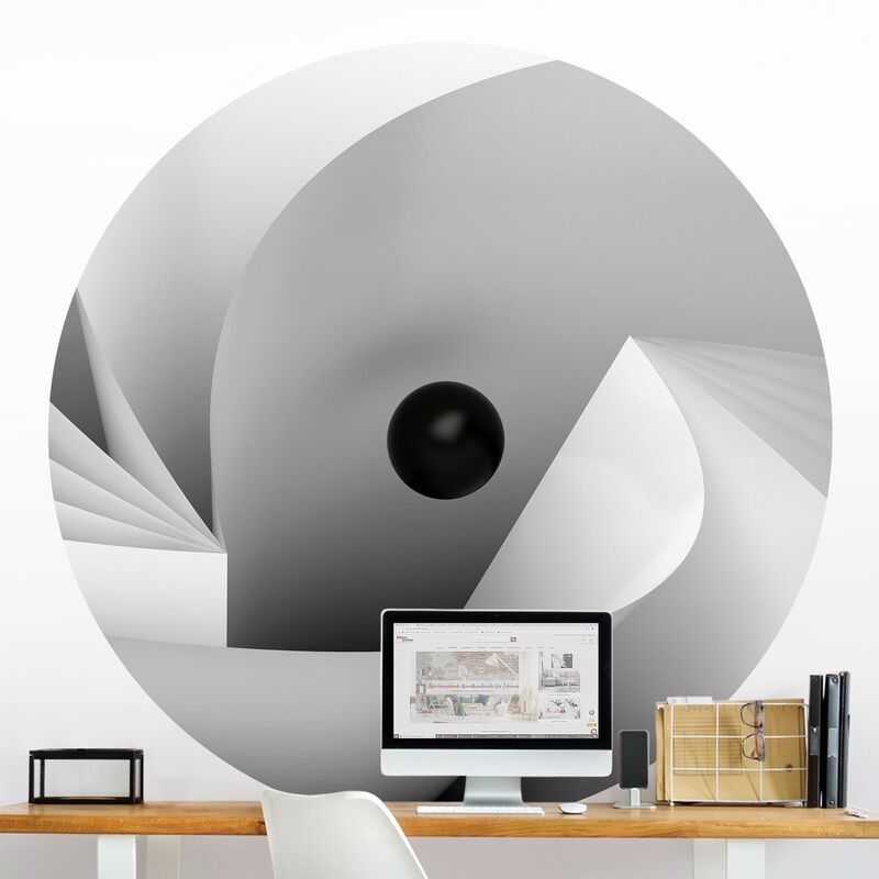 

Papel pintado redondo autoadhesivo - Big Eye Dimensión LxA: 200cm x 200cm