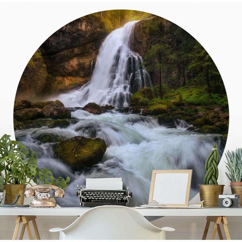 

Papel pintado redondo autoadhesivo - Spring Flood Dimensión LxA: 122cm x 122cm