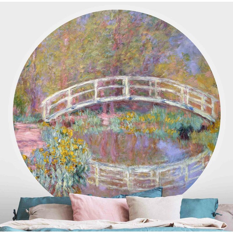 

Papel pintado redondo autoadhesivo - Claude Monet - Bridge Monet's Garden Dimensión LxA: 244cm x 244cm