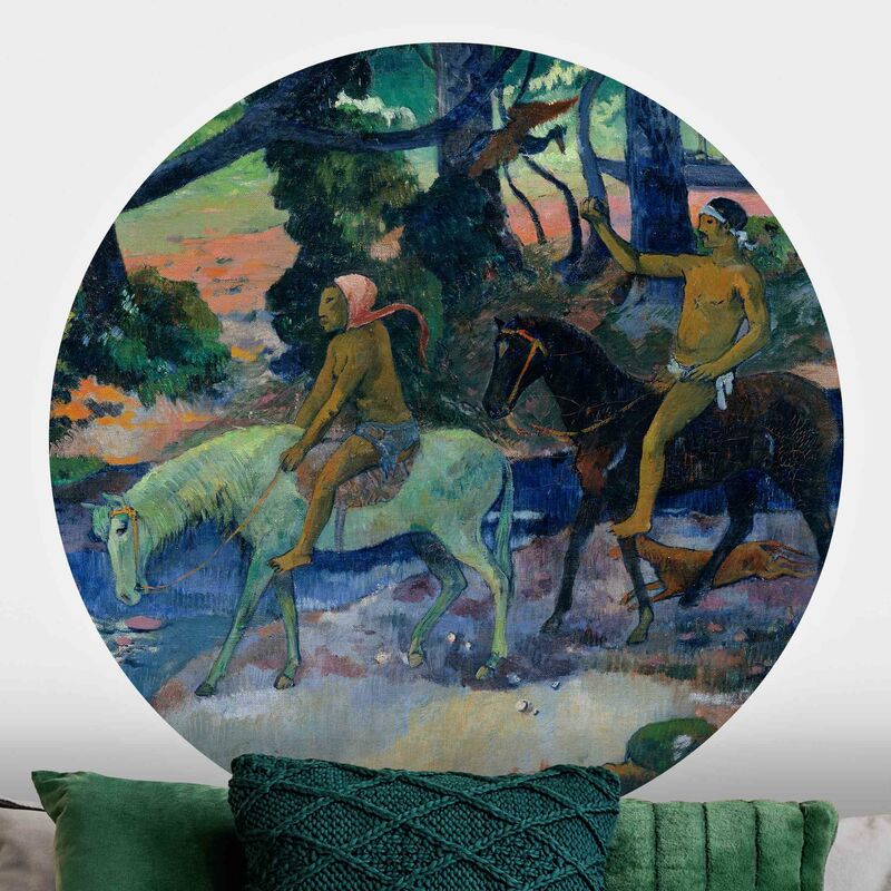 

Papel pintado redondo autoadhesivo - Paul Gauguin - Flight Dimensión LxA: 150cm x 150cm