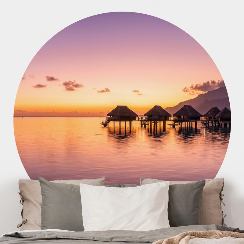 

Papel pintado redondo autoadhesivo - Sunset Dream Dimensión LxA: 225cm x 225cm