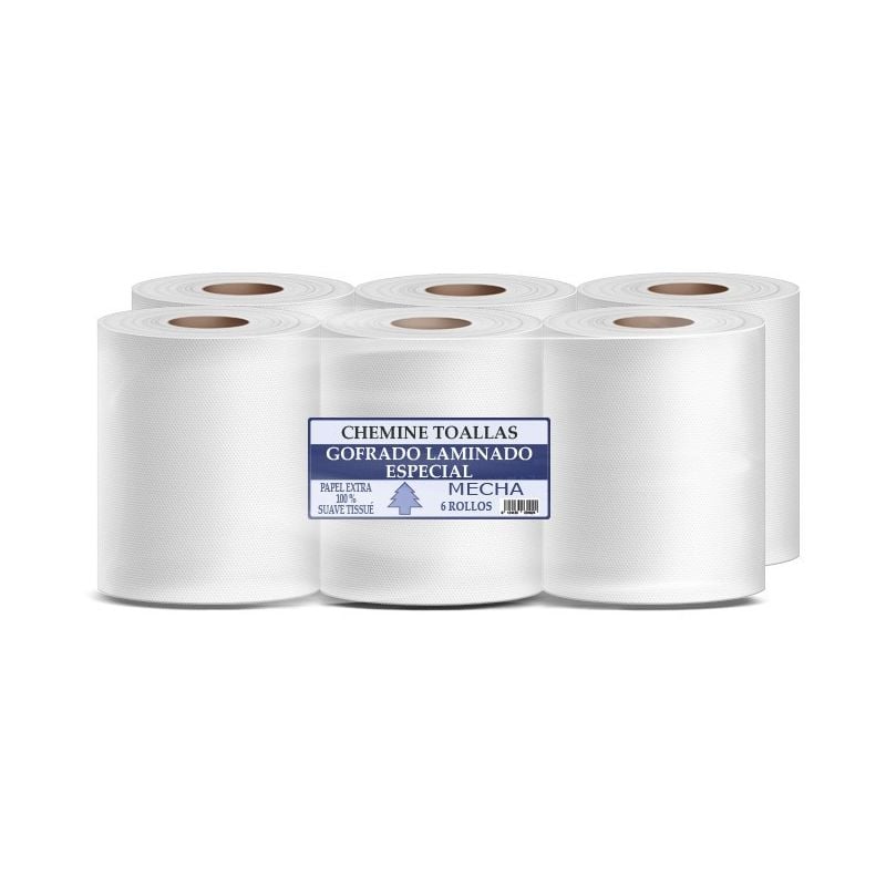 

Papel secamenos gofrado Bolsa 6 unidades
