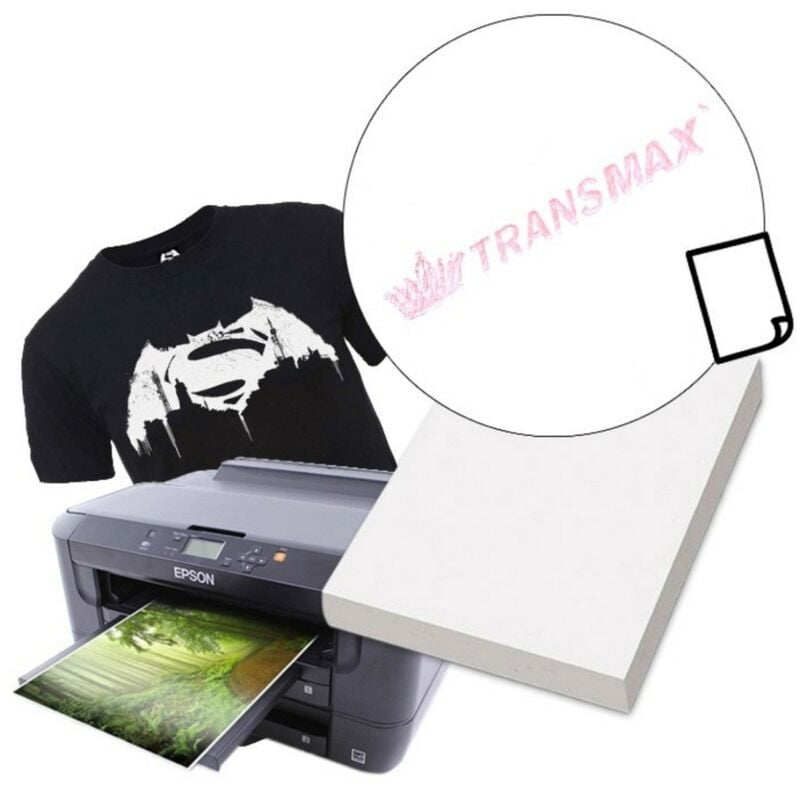 

Papel Transfer Tinta Pigmentada Algodón Prenda Oscura A3