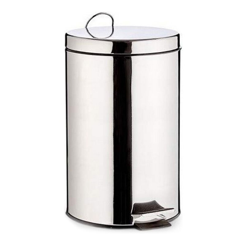 

Papelera Acero Inoxidable Plateado (12L) (25 x 39 x 30 cm)