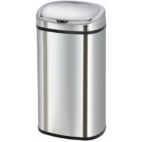 Papelera automática 50L ARTIC SILVER : : Hogar y cocina