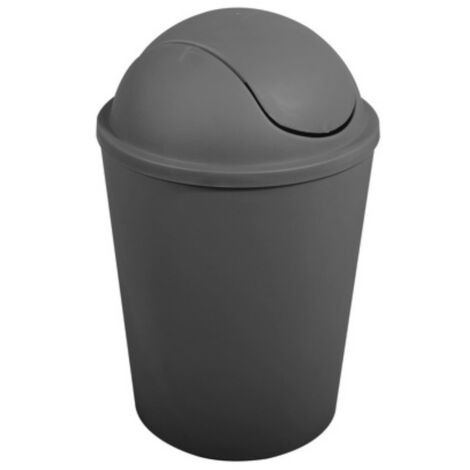 Papelera basculante 5,5L AKO Gris MSV
