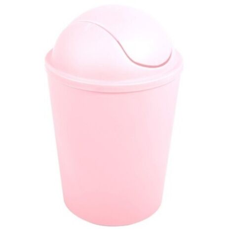 Papelera basculante 5,5L AKO Rosa pastel MSV