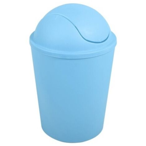 Papelera basculante AKO 5,5L Azul cielo MSV