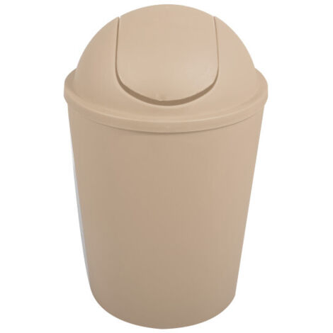 Papelera basculante AKO 5,5L Beige MSV