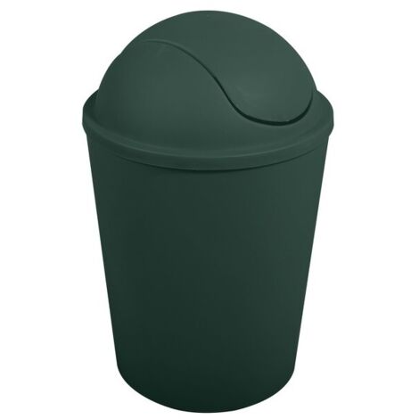 Papelera basculante AKO 5,5L Verde oscuro MSV