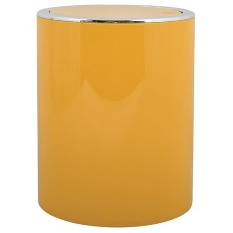 Papelera basculante KAMAKA 6L Amarillo MSV