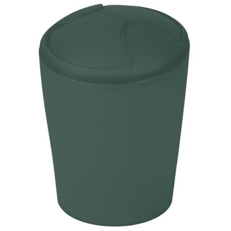Papelera Basculante Spirella MOVE 5L Verde Oscuro