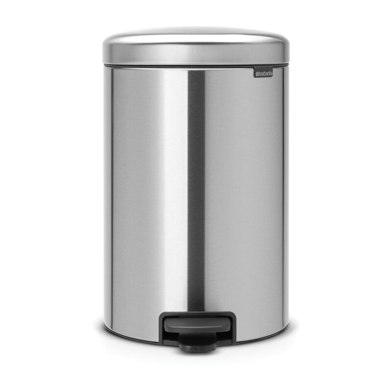 

Cubo de Basura con Pedal, Inoxidable, Acero Mate, 20 l - Brabantia