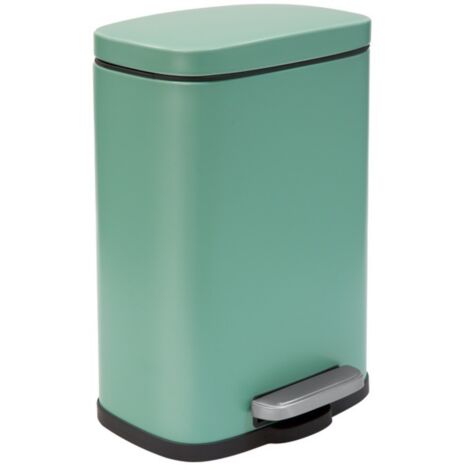 Papelera con pedal Acero AKIRA 5L Verde mate Spirella
