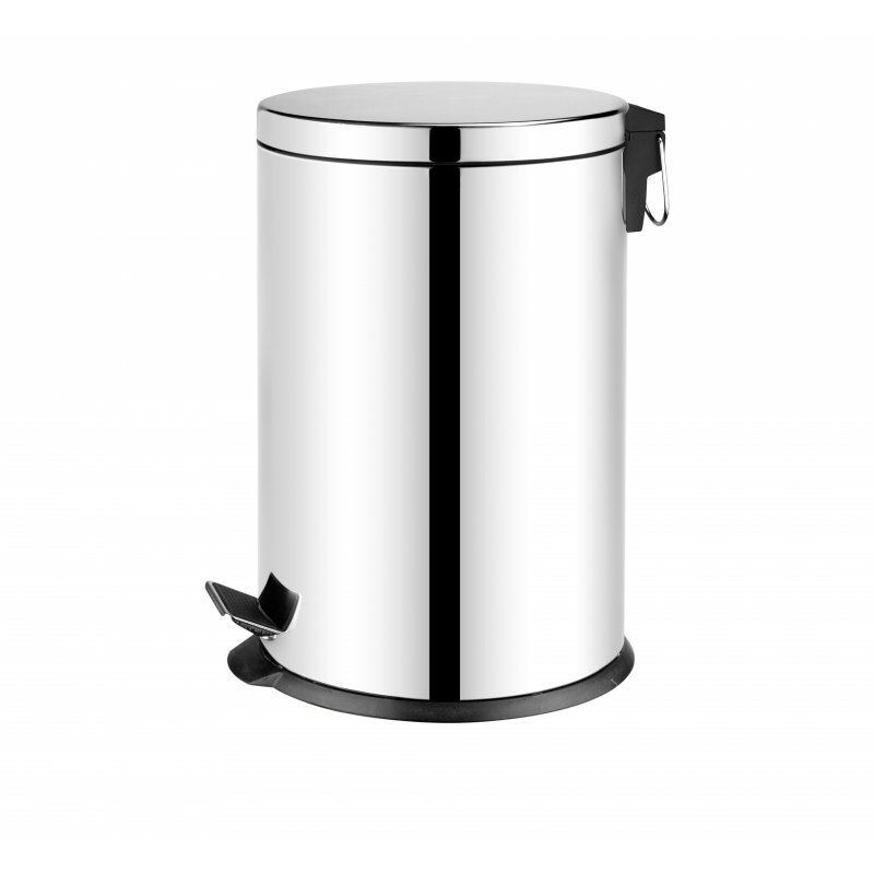 

Cubo Pedal Inox. Brillo 12Lts